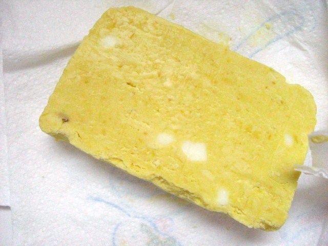 El trocito del prover fundido. Lo demás se desacía.