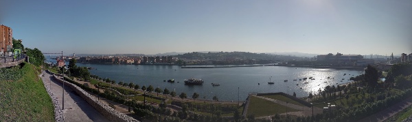 Desde Portugalete, La Darsena de la Benedicta.