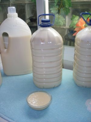 mi jabon liquido de aceite reciclado