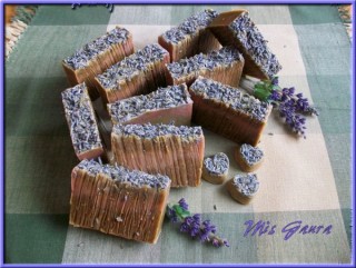 Jabón de Lavanda rayado