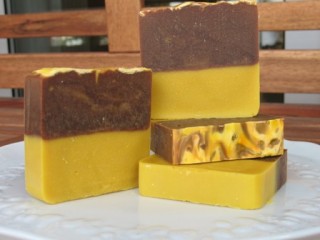 Jabon de Naranja y Chocolate.