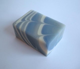 Jabón Columna azul