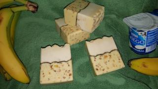 Jabón de plátano y yogur