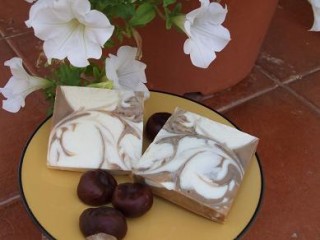 Jabón de café y vainilla